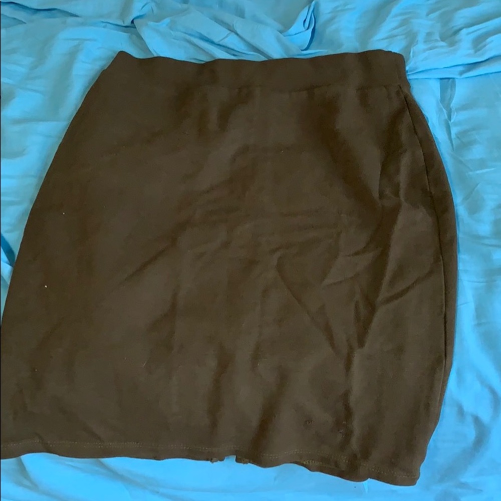 Army green skirt!